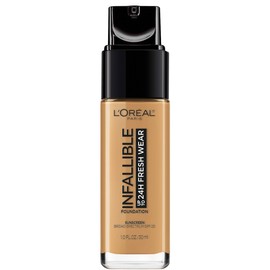 L'Oreal Paris Makeup Infallible Up to 24 Hour Fresh Wear Foundation, Toasted Almond, 1 Ounce