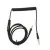 Coiled Headphone Cable Replacement Headset Sound Cord with Volume Key