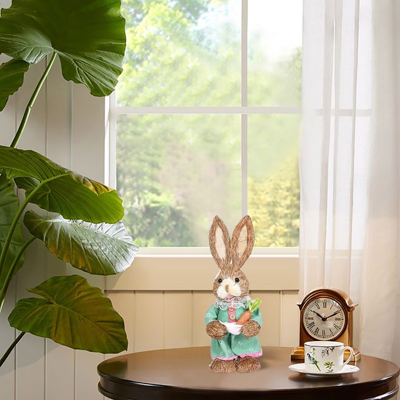 Easter Simulation Home Garden Decoration Cartoon Photography Props Straw