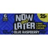 Now & Later Original Taffy Chews Candy, Blue Raspberry, 0.91