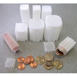 10 Coin Safe Square Coin Tubes: American Silver Eagles