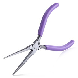 SPEEDWOX Taper Radio Pliers, No Burr, Taper Pliers, Small Taper Pliers, Handicrafts, Lead Pliers, Tapered Lead Pliers, Micro Radio Pliers, Needle Nose Pliers, Fine Pliers, Lightweight, Spring Loaded