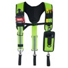 MELOTOUGH Reflective Safety Tool Belt Suspenders Construction Bag Suspenders Padded