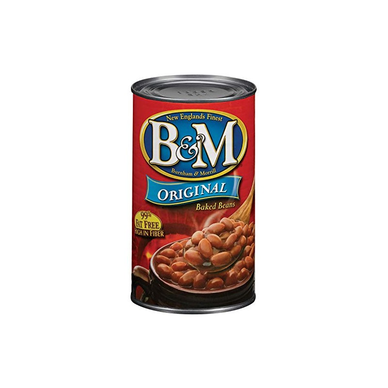 B&M Baked Beans, Original Flavor, 28 Ounce (Pack of 12)