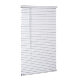 LOTUS & WINDOWARE Cordless 1" Vinyl Mini Blind 35" Wide x 60" Long, White (MLX3560WH)