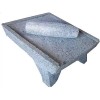 Unbranded Mexican 12" Large Azteca Manual Volcanic Lava Rock Mortar and Ground Stone