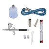 G1/8 Airbrush Kit Spray Gun with Spray Pot Nozzles Needle