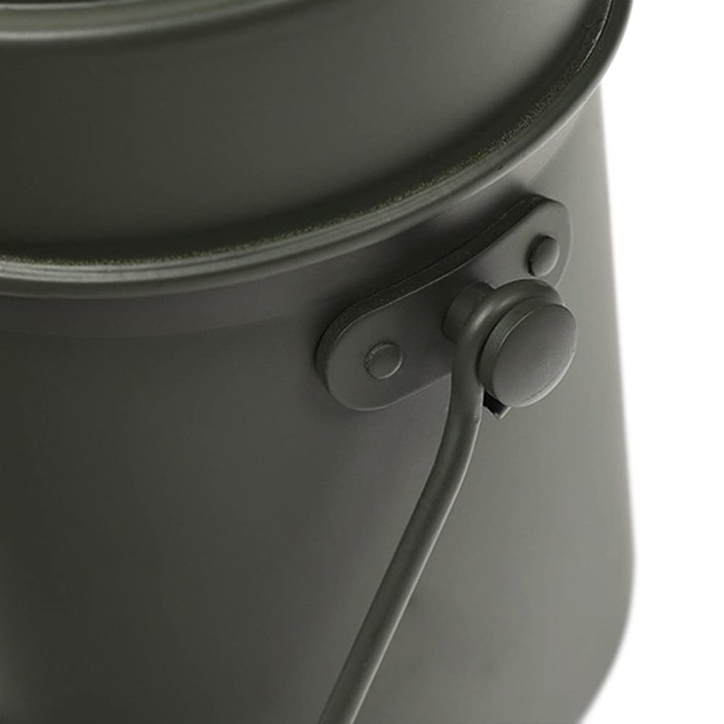 Mess Kit,Three Part Portable 1.5L Mess Tin for Camping, Hiking