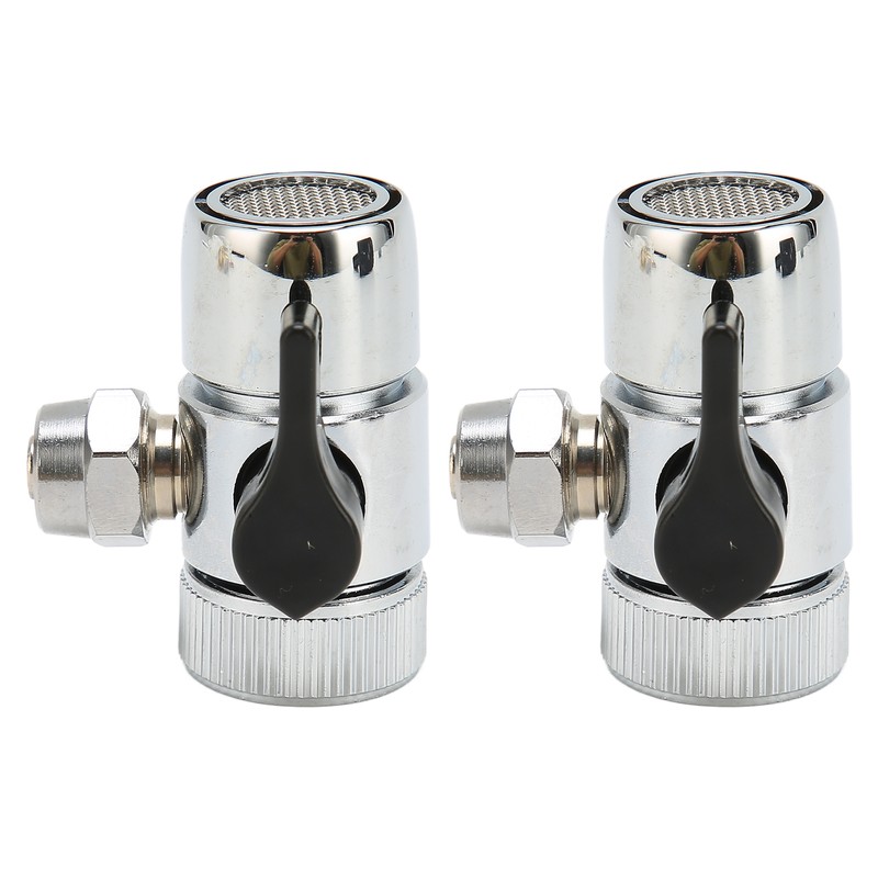 3pcs G3/8 In Sink Faucet Diverter Valve Three Way Universal
