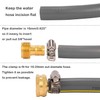 Solid Brass Female and Male Hose Connector Set for 3/4"