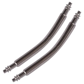 Vintage Time Watches | Curved Spring Bars Watch 1.8mm Thick Pins Repair Steel Strap | Sizes 18mm - 24mm (22mm, 4PINS)