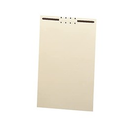 Smead Manila File Backs with 2" Fastener, Legal Size, Manila, 100 per Box (35521)
