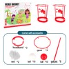 2-Player Head Hoop Basketball Party Game - Adjustable Net Headbands