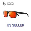 ICOX Square Polarized Sunglasses For Men Women Driving Sun Glasses