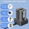 Battery Charger for Ring Rechargeable Battery,Dual Ring Battery Charger Station