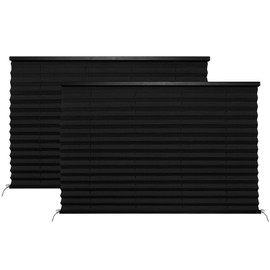 NOVINO RV Blinds for Camper Window,RV Window Shades Camper Pleated Blinds for Motor Coach Travel Trailer Motorhome Solar (38" W X 24" L)-2 Pack