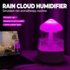 Rain Cloud Humidifier Water Drip with Adjustable LED Lights White