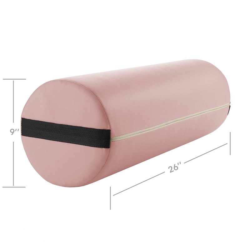 Saloniture Jumbo Round Massage Table Bolster Pillow Pad - 26 x