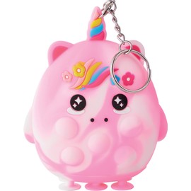 Highlights Fidget Toy for Kids, Clip-On Design for Backpacks and Keychains, Fun Sensory Activities for Stress Relief and Focus, Tactile Toys for Children (Unicorn)