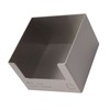 Stainless Steel Tissue Box Square Tissue Holder Large Opening Napkin
