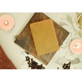 SVATV Handcrafted Soap with Natural, Soothing Herbs of Clove and Jasmine for Men and Women - Best Exfoliating Bar, Traditional Ayurvedic Herbal Soap for All Skin Types - 125 g x 2 Bars