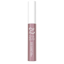 ZAN ZUSI LABIAL líquido MATE con Lípidos de Cacao, mantiene tus labios humectados, suaves, sin parabenos y sin ingredientes de origen animal, tono... 