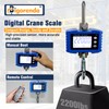 Digital Crane Scale,2200lb/1T Heavy Duty Digital Hanging Scale,Crane Scale Industrial