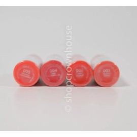 Revlon 4 Revlon Kiss Cloud Blotted Lip Color .16 fl oz #004 #005 #007 #008 - coral pink