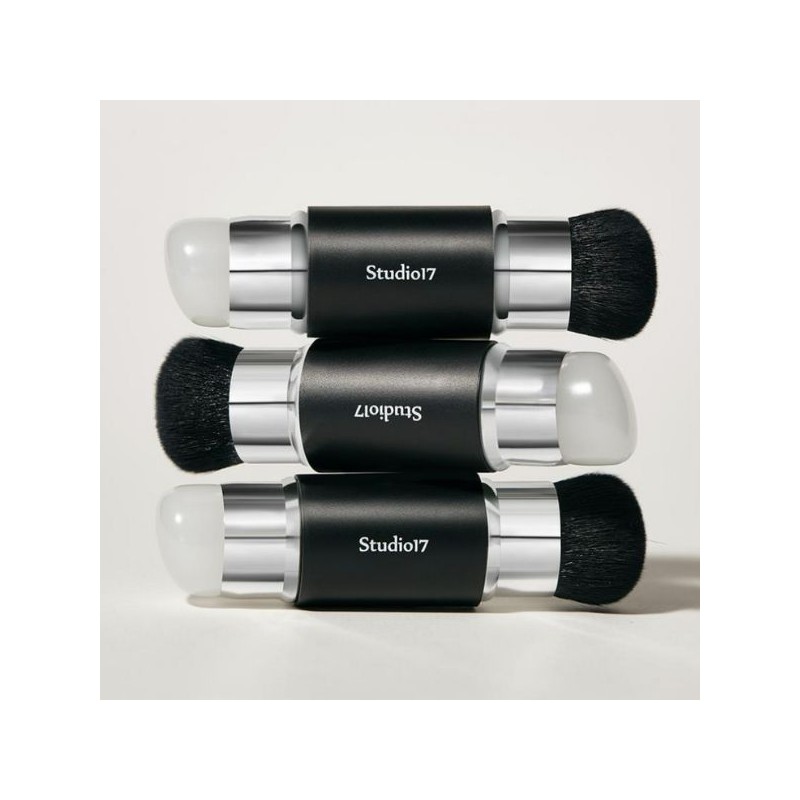 STUDIO17 Dual Silicon Blusher Brush 1ea