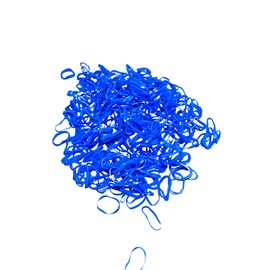 Kàllos 500 Pack No-Damage Hair Bands, Stylish Rubber Bands, Hair Accessories for Girls - Embrace Effortless Style with Elastic Ties. (Dark Blue)
