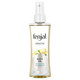 Fenjal Sensitive Body Oil, 145ml, Almond Oil, Healthy-Looking Glow