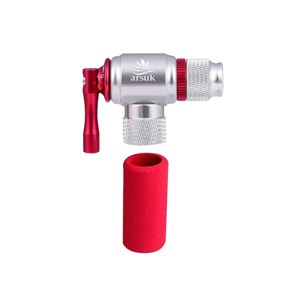 ARSUK CO2 Inflator with Insulated Sleeve Quick & Easy Presta