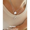 LENIRA® Plate Necklace Delicate Coin Chain for Women Made of