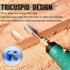 Wood Carving Tools, 5 PCS HSS Engraving Drill Bit Set