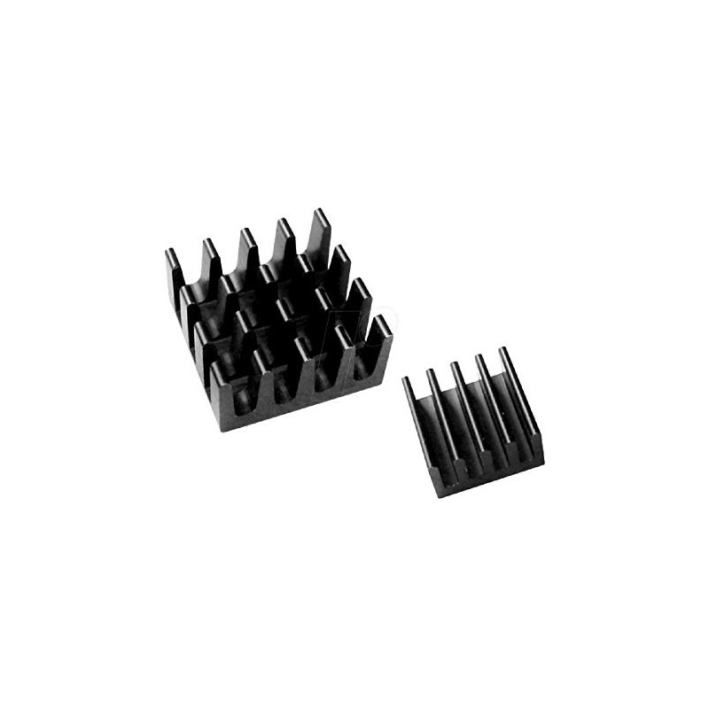Raspberry Pi Heatsink Set of 2 Aluminium for CPU and