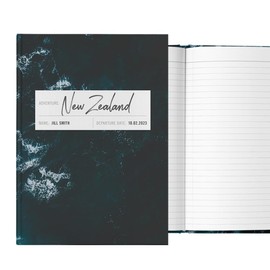 Customized Journal: Stunning Hardcover Travel Journal. Camping Journal, Hiking Journal, Nature Diary, Adventure Journal, Backpacker Trip Log (Sea)