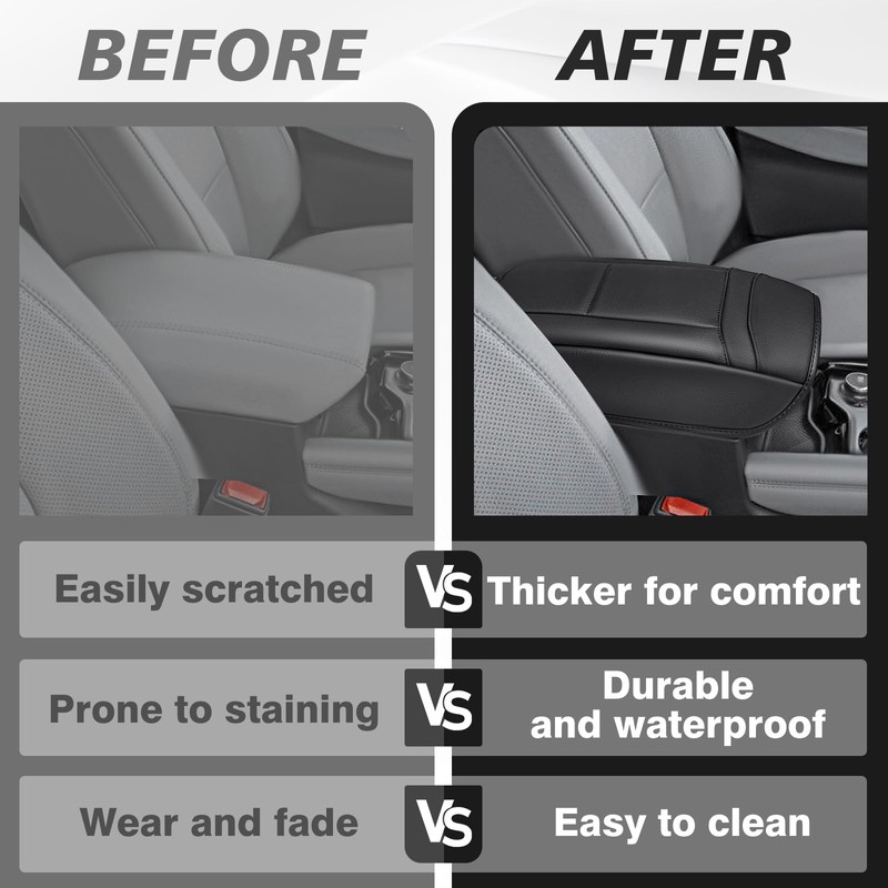 Muslogy Center Console Armrest Cover Compatible with Ford Explorer 2020-2024