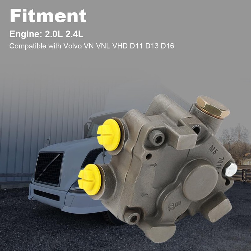 WATERWICH Fuel Pump Compatible with Volvo VN VNL VHD Series