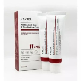 Raviel 2개 라비엘 아세로라 잡티 앤 기미 케어크림 50ml+50ml 2 Pack Raviell Acerola Spot and Freckle Care Cream 50ml+50ml