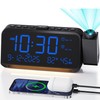 Roxicosly Projection Alarm Clock for Bedroom Ceiling, 118 dB Super
