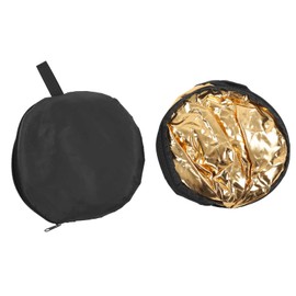 5 in 1 Photography Light Reflector Collapsible Lighting Round Reflector with Storage Bag for Photo Studio Live Broadcast 80cm / 31.5in