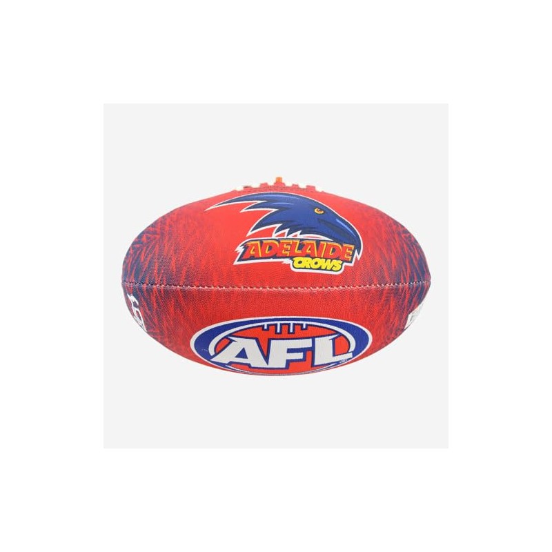 Adelaide Crows AFL Footy Aura Synthetic Football Size 3