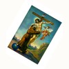 Jesus Christ on The Cross Embracing St. Francis of Assisi