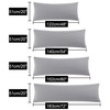 sourcing map Soft Brushed Microfiber Body Pillow Cover with Zipper