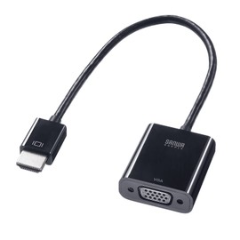 Sanwa Supply HDMI-VGA Conversion Adapter (HDMI A Male to VGA Female) AD-HD24VGA