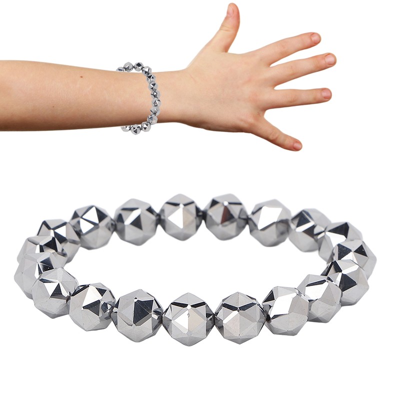 Terahertz Beads Bracelet Anxiety Relief Healing Relaxing Portable Beaded Terahertz