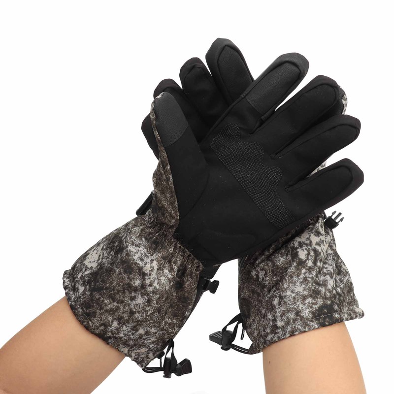 Electric Thermal Gloves Polyester Adjustable Temperature Anti Slip Touch Screen