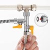 CPROSP T Distributor 1/2 Inch Brass with 2 Rotary Switches,