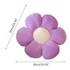 lannery Flower Plush Throw Pillows, Flower Floor Pillow Seating Cushion