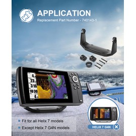 Deargooday Replacement Gimbal Mount Kit 740146-1 for All Hummingbird Helix-7 Series, Except Helix 7 G4N Models